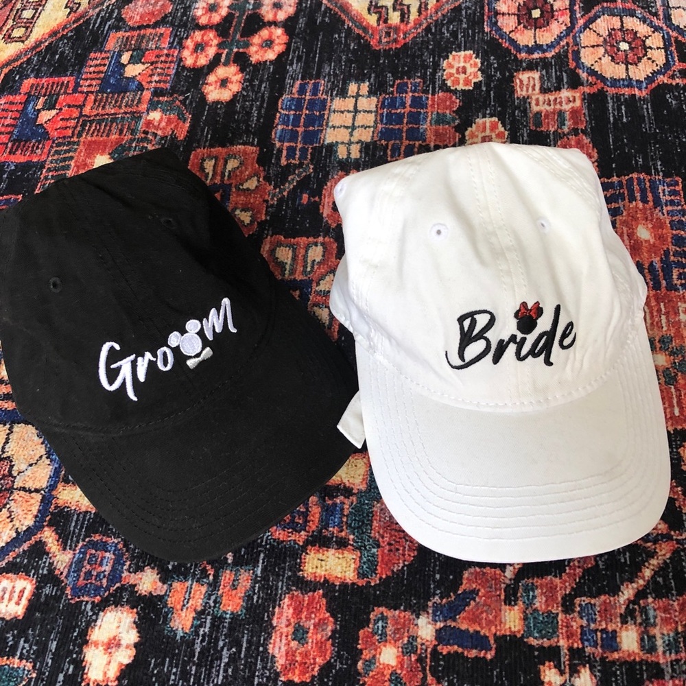 Disney Bride and Groom Hats